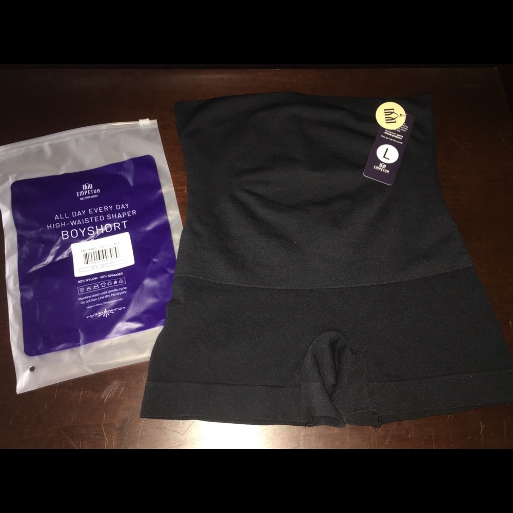 Shapermint Empetua highwaisted boyshort.Large.BNIB